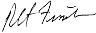 Image of Signature of Robert N. Finster